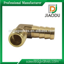 JD-2051 Mangueira Barb Bronze Direito Ângulo Elbow Barbed Coupling Connector